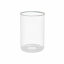 clear glass shade cylinder glass lamp
