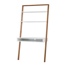 Choose from a variety of configurations to fit your needs. 38 Phyliss White Metal Leaning Desk And Ladder Shelves Inspire Q Target