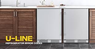 u line refrigerator error codes u
