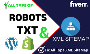 xml sitemap and create robots txt file