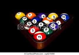 (2)arrange the balls closely to make sure that ball number 8 is in the middle of the ball rack. Pool Balls In Rack Pool Balls Stacked In A Rack Agaist Black Background Canstock