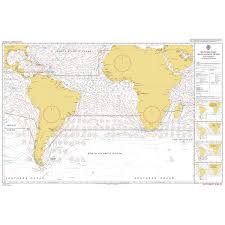 Admiralty Chart 5125 09 Routeing South Atlantic Ocean September