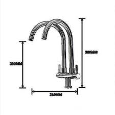 stainless steel kitchen faucet high