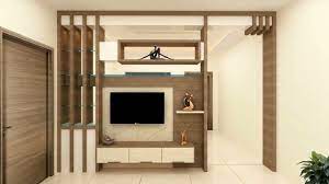 tv stand room parion wall