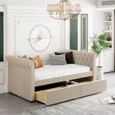 twin size daybed with 2 storage drawers