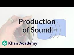 Production Of Sound Video Khan Academy