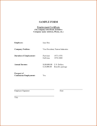 Certificate Of Employment Sample Documents Best Template