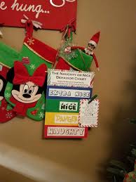 Naughty Or Nice Behavior Chart Elf On The Shelf Elf On The