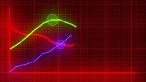 Graph Line Points Neon Finance Chart Data Figures Statistics D1830_17_013