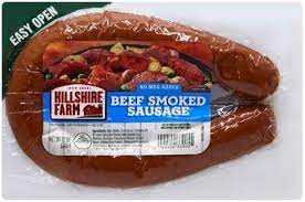 hillshire farm beef smoked sausage 12