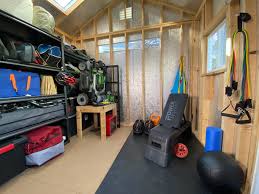 shed into a home gym