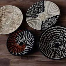 Kilo African Wall Baskets Set Of 4