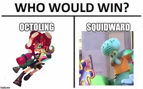 here s a makeup meme for squidward week
