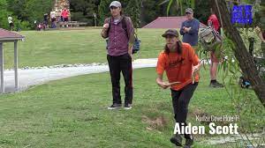 Aiden Scott came out with a purpose today! He is currently your leader in  the National Amateur Disc Golf Tour Premier A-Tier at Kudzu Cove Cabins,...  | By Ace Run Productions |