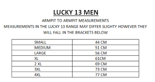 Sizing Charts The Biker Store Harley Davidson Online