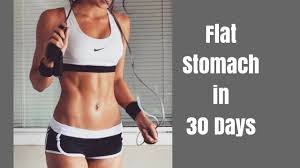 flat stomach
