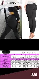 Scrunch Butt Tights New In Package Black See Size Chart For