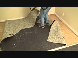 how to cut remove carpet padding