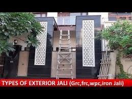 exterior jali for building elevation