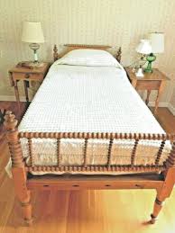 Antique Maple Spool Bed And Bureau