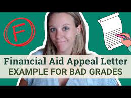 financial aid appeal letter exle for