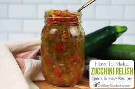 zucchini relish recipe quick easy