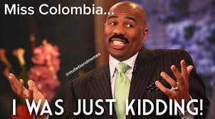 Steve Harvey Announces Wrong Winner At Miss Universe Pageant ... via Relatably.com