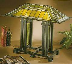 Frank Lloyd Wright Stained Glass Lamp