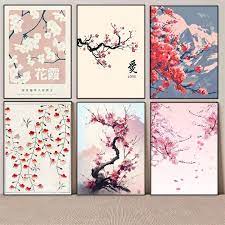Japanese Cherry Blossom Vintage Posters