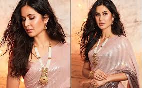 katrina kaif s glittery sequins saree