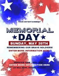 Customize 370 Memorial Day Poster Templates Postermywall