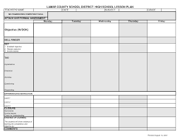 Weekly Planner Printable Filename Editable Lesson Plan