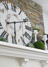 Make A Giant Reclaimed Wood Clock From