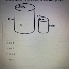 What Is The Ratio Of The Volumes Of