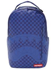 sprayground backpack for men in blue