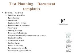Test Plan Document Template Ieee