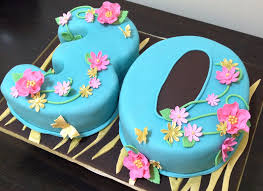 30th Birthday Number Cake Cakes 3 In 2019 Birthday