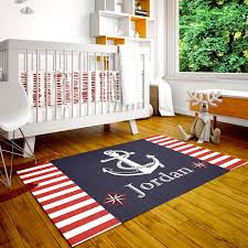 personalized rug nautical room decor