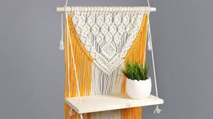 Add beads to your macrame wall decor to give this simple macrame design a lovely contrast to your bare wall. Macrame Wall Hanging Ideas 17 Diy Decor Ideas Diy Projects