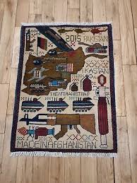 new beautifully handmade afghan war rug