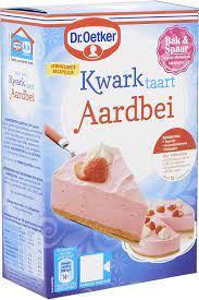 Dr.Oetker Kwarktaart Aardbei - taartmix voor 12 taartpunten (420 g) :  Amazon.nl: Levensmiddelen