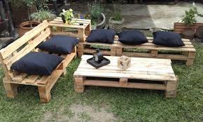 Garden Furniture Idea With Old Wood