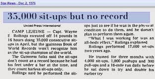 Sit Up World Records