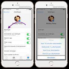 Messenger: Meldingen tijdelijk uitschakelen - appletips