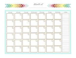 Free Printable Blank Monthly Calendar Template Jaxos Co