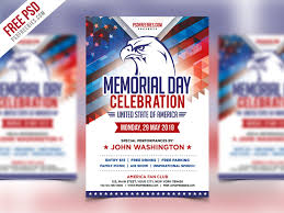 America Memorial Day Event Flyer Template Psd Psdfreebies Com