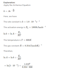 Reaction Rate Constant