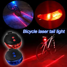 Bicycle Led Light 2 Lasers Night Mountain Bike Tail Light Taillight Mtb Safety Warning Bicycle Rear Light Lamp Bycicle Light Wish