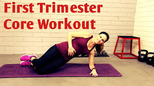 14 minute first trimester core workout