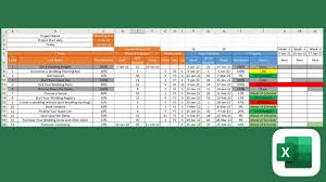 project management template for excel